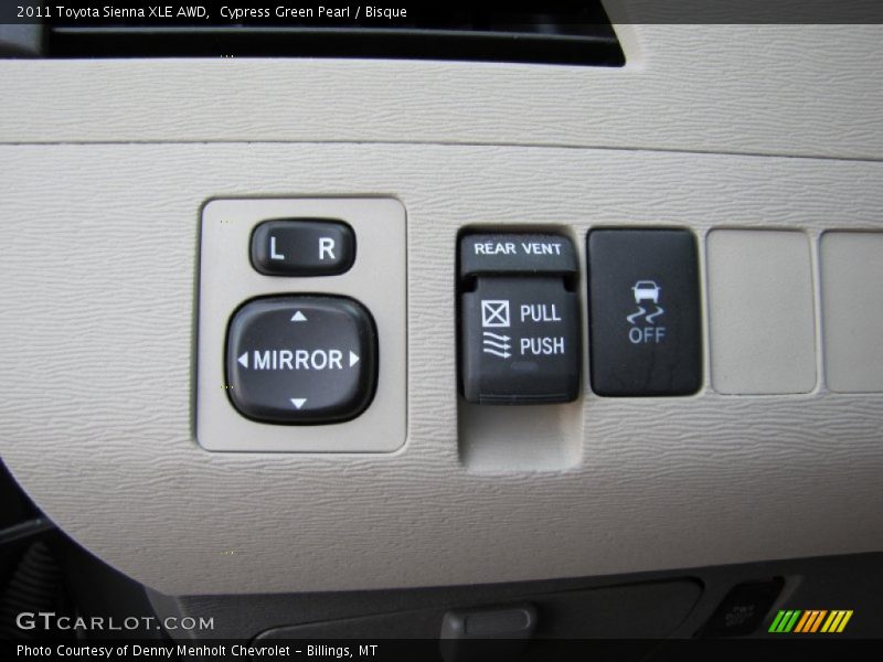 Cypress Green Pearl / Bisque 2011 Toyota Sienna XLE AWD