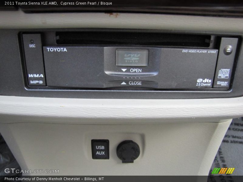 Cypress Green Pearl / Bisque 2011 Toyota Sienna XLE AWD