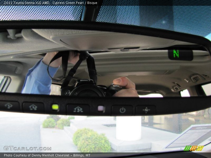 Cypress Green Pearl / Bisque 2011 Toyota Sienna XLE AWD
