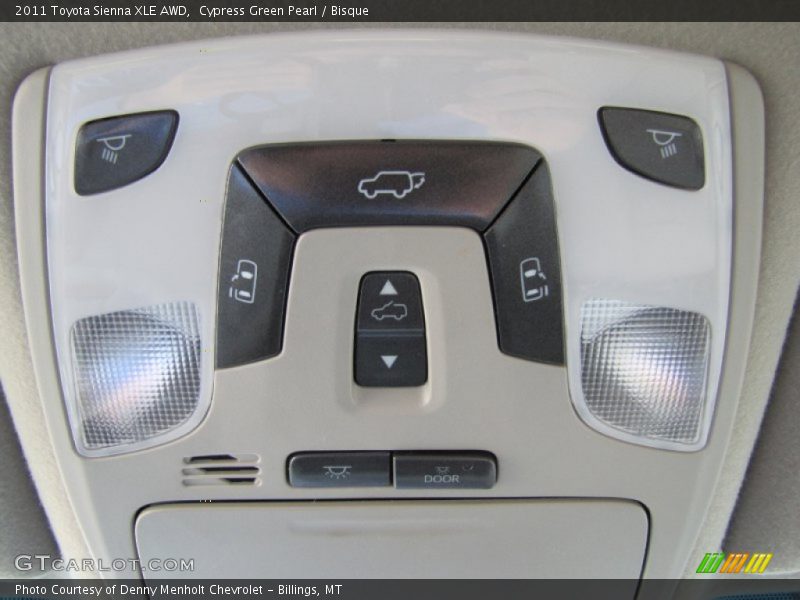 Cypress Green Pearl / Bisque 2011 Toyota Sienna XLE AWD