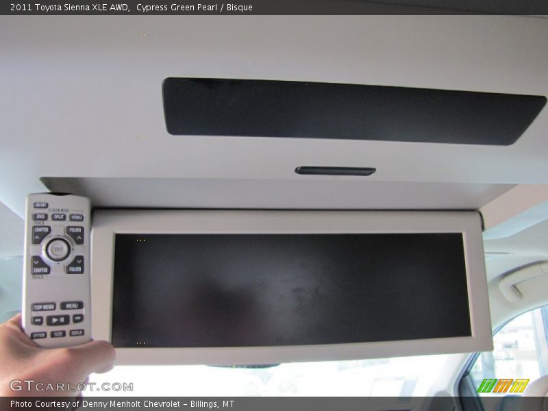 Cypress Green Pearl / Bisque 2011 Toyota Sienna XLE AWD