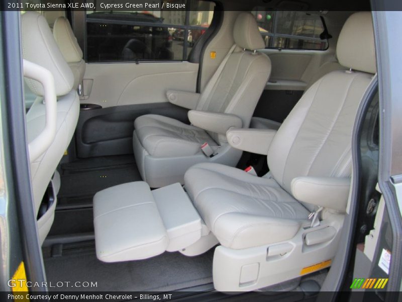 Cypress Green Pearl / Bisque 2011 Toyota Sienna XLE AWD