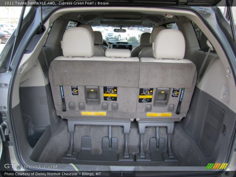 Cypress Green Pearl / Bisque 2011 Toyota Sienna XLE AWD