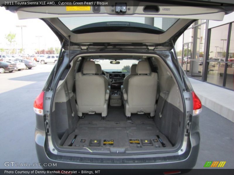 Cypress Green Pearl / Bisque 2011 Toyota Sienna XLE AWD