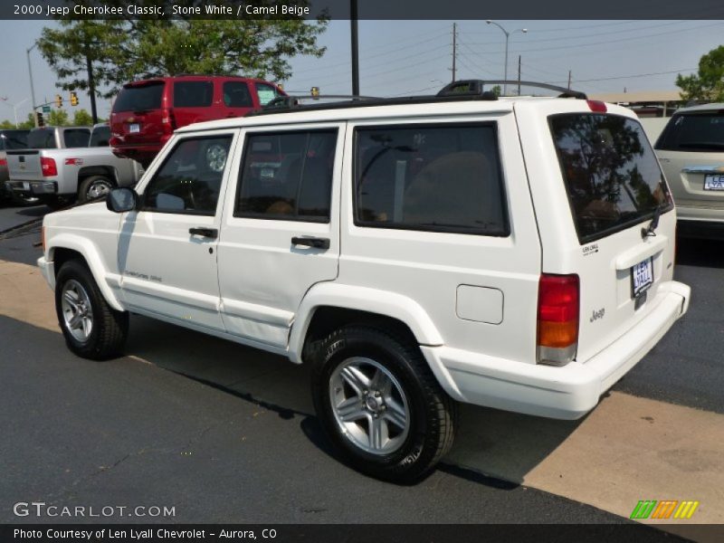 Stone White / Camel Beige 2000 Jeep Cherokee Classic