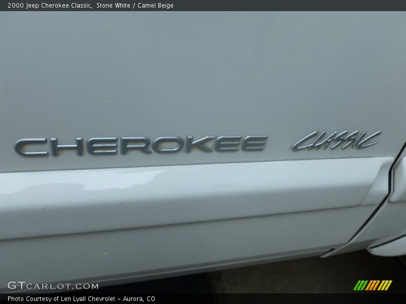 Stone White / Camel Beige 2000 Jeep Cherokee Classic