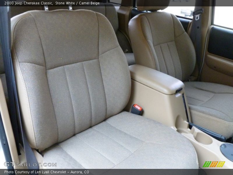 Stone White / Camel Beige 2000 Jeep Cherokee Classic