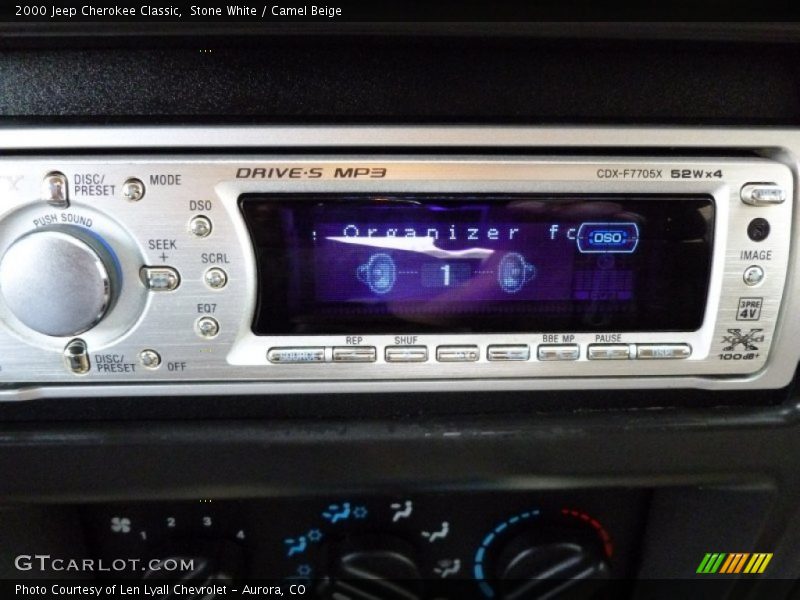 Stone White / Camel Beige 2000 Jeep Cherokee Classic