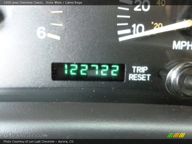 Stone White / Camel Beige 2000 Jeep Cherokee Classic