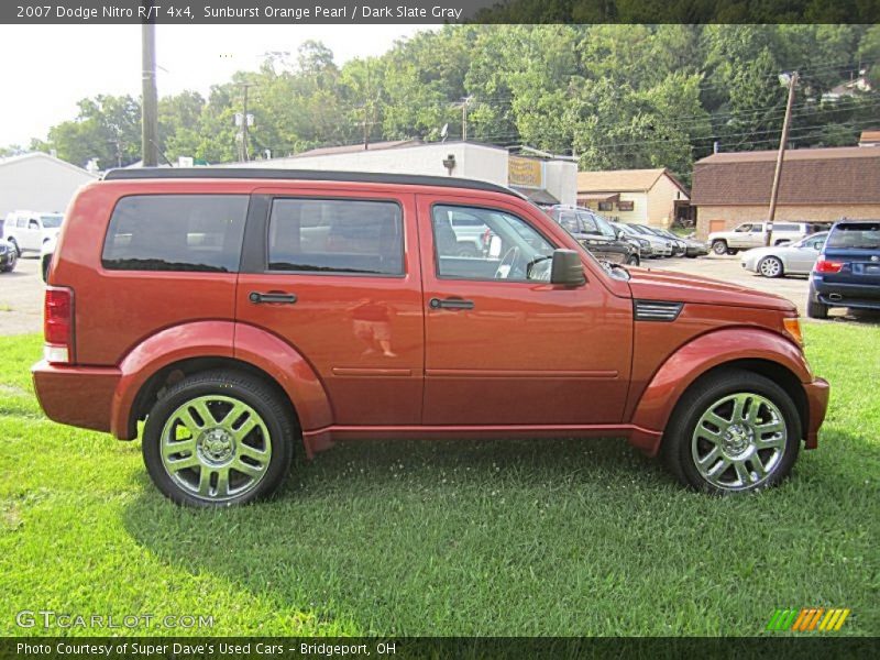Sunburst Orange Pearl / Dark Slate Gray 2007 Dodge Nitro R/T 4x4