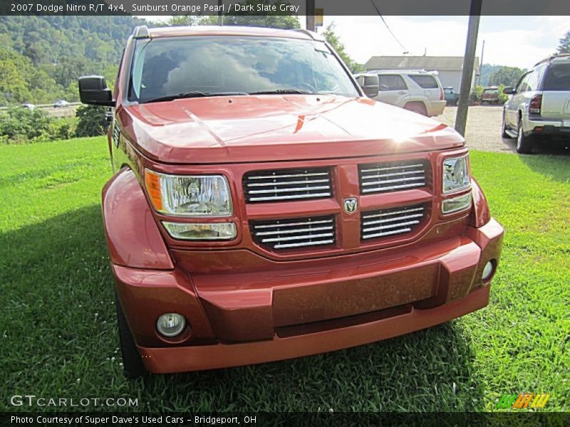 Sunburst Orange Pearl / Dark Slate Gray 2007 Dodge Nitro R/T 4x4