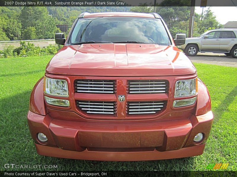 Sunburst Orange Pearl / Dark Slate Gray 2007 Dodge Nitro R/T 4x4
