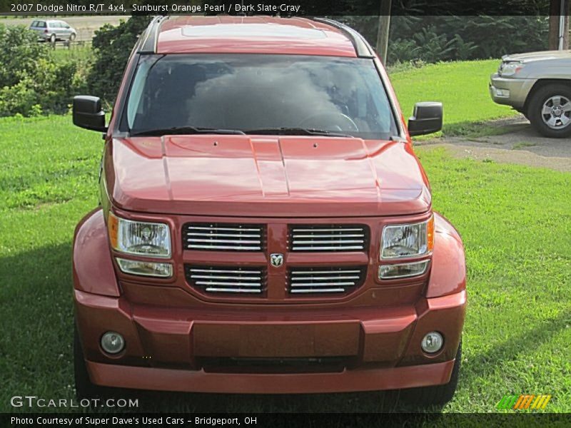 Sunburst Orange Pearl / Dark Slate Gray 2007 Dodge Nitro R/T 4x4