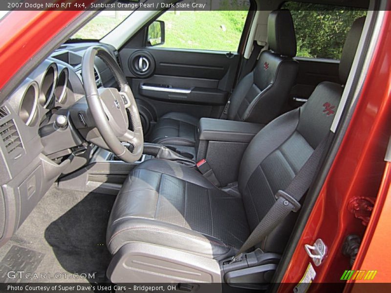 Sunburst Orange Pearl / Dark Slate Gray 2007 Dodge Nitro R/T 4x4