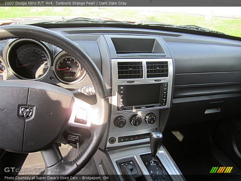 Sunburst Orange Pearl / Dark Slate Gray 2007 Dodge Nitro R/T 4x4