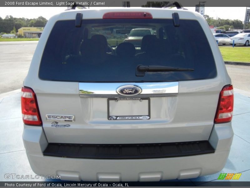 Light Sage Metallic / Camel 2008 Ford Escape Limited