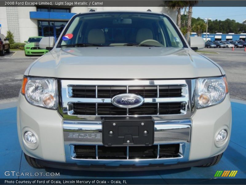 Light Sage Metallic / Camel 2008 Ford Escape Limited