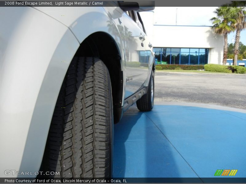 Light Sage Metallic / Camel 2008 Ford Escape Limited