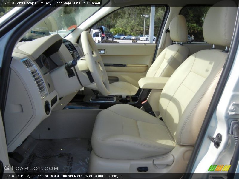 Light Sage Metallic / Camel 2008 Ford Escape Limited