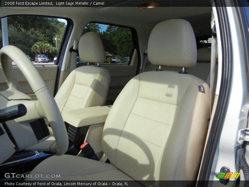 Light Sage Metallic / Camel 2008 Ford Escape Limited