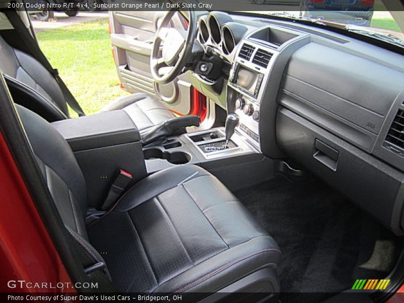 Sunburst Orange Pearl / Dark Slate Gray 2007 Dodge Nitro R/T 4x4