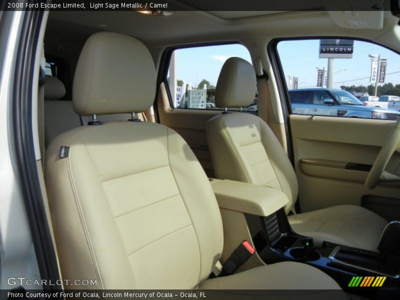 Light Sage Metallic / Camel 2008 Ford Escape Limited