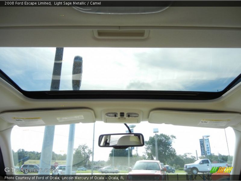 Light Sage Metallic / Camel 2008 Ford Escape Limited