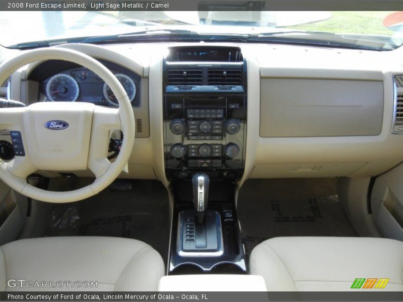 Light Sage Metallic / Camel 2008 Ford Escape Limited