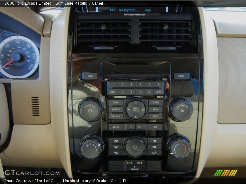 Light Sage Metallic / Camel 2008 Ford Escape Limited