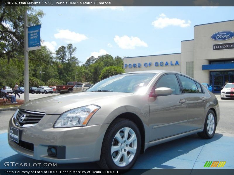 Pebble Beach Metallic / Charcoal 2007 Nissan Maxima 3.5 SE