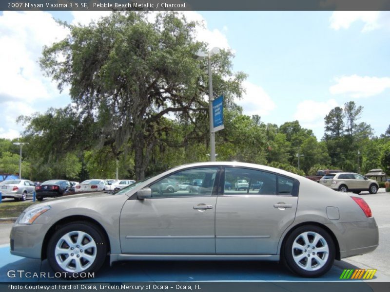Pebble Beach Metallic / Charcoal 2007 Nissan Maxima 3.5 SE
