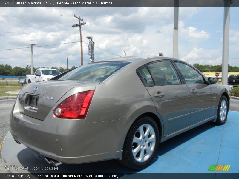 Pebble Beach Metallic / Charcoal 2007 Nissan Maxima 3.5 SE