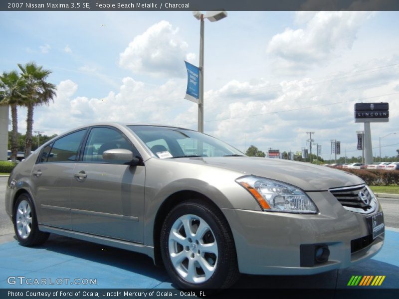 Pebble Beach Metallic / Charcoal 2007 Nissan Maxima 3.5 SE