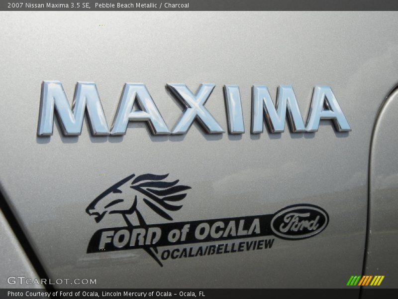 Pebble Beach Metallic / Charcoal 2007 Nissan Maxima 3.5 SE