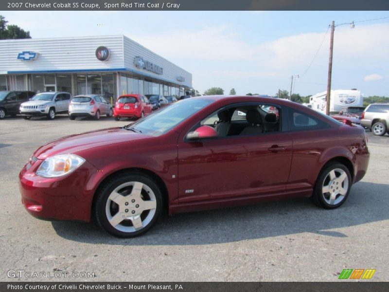 Sport Red Tint Coat / Gray 2007 Chevrolet Cobalt SS Coupe
