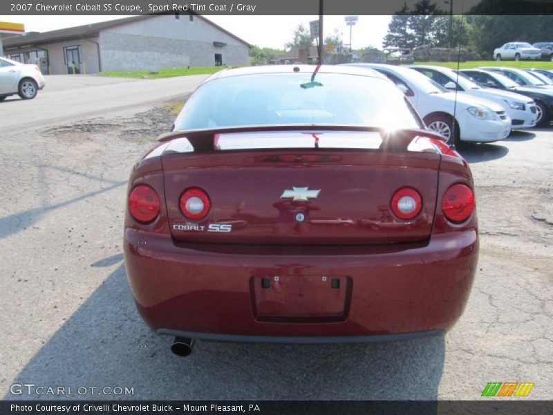 Sport Red Tint Coat / Gray 2007 Chevrolet Cobalt SS Coupe