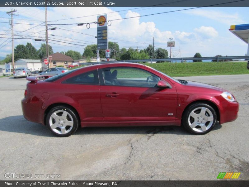 Sport Red Tint Coat / Gray 2007 Chevrolet Cobalt SS Coupe