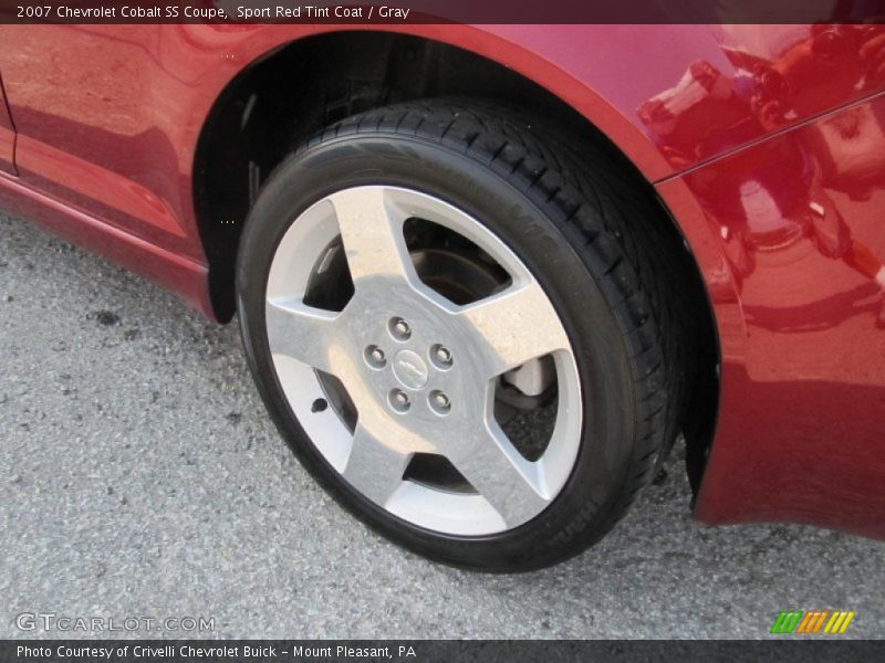 Sport Red Tint Coat / Gray 2007 Chevrolet Cobalt SS Coupe