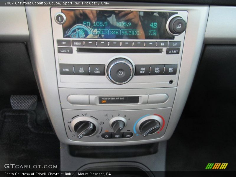 Controls of 2007 Cobalt SS Coupe