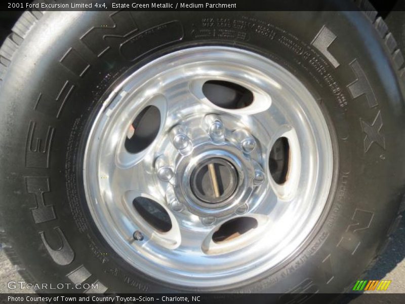 Estate Green Metallic / Medium Parchment 2001 Ford Excursion Limited 4x4