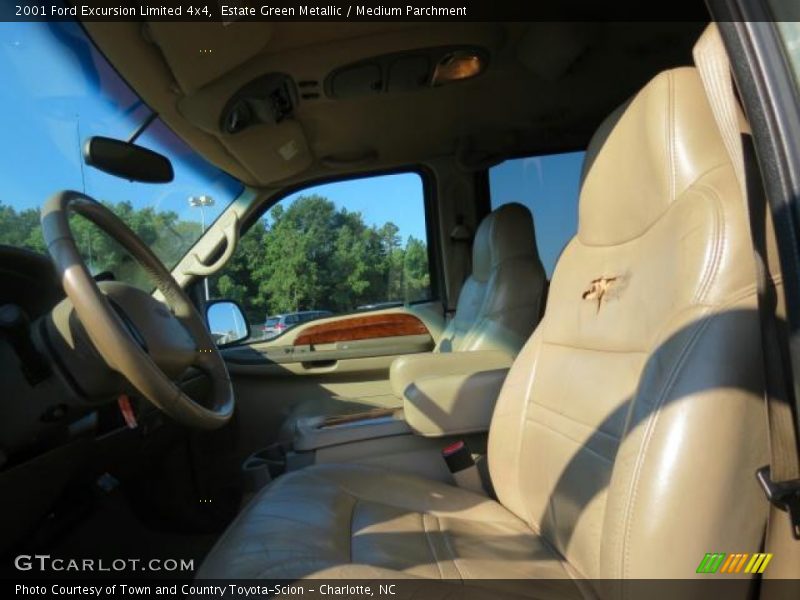 Estate Green Metallic / Medium Parchment 2001 Ford Excursion Limited 4x4