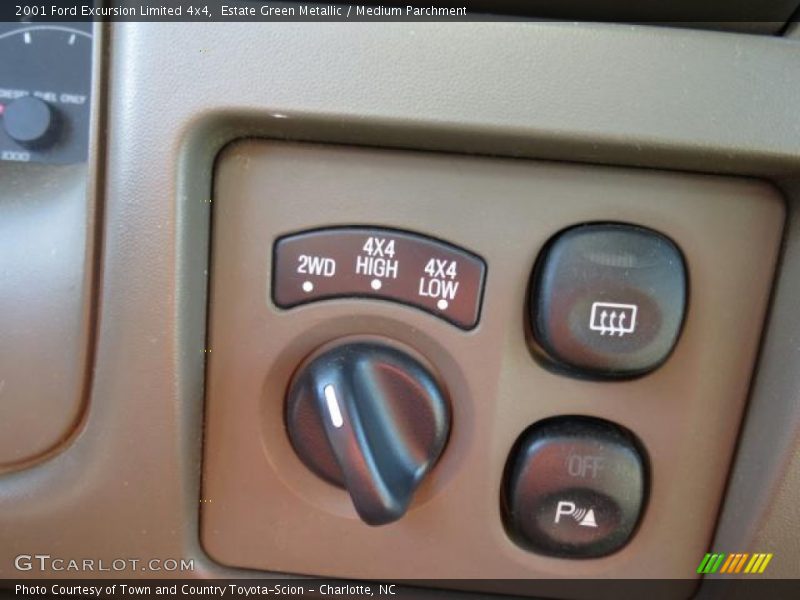 Controls of 2001 Excursion Limited 4x4