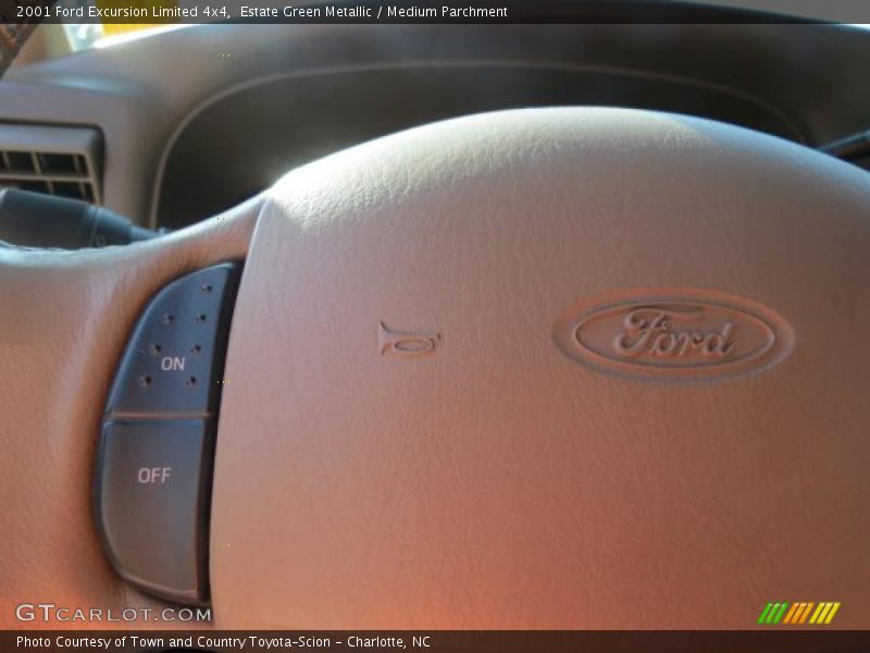 Estate Green Metallic / Medium Parchment 2001 Ford Excursion Limited 4x4