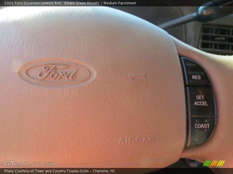 Estate Green Metallic / Medium Parchment 2001 Ford Excursion Limited 4x4