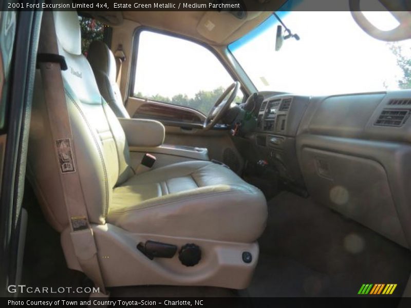 Front Seat of 2001 Excursion Limited 4x4