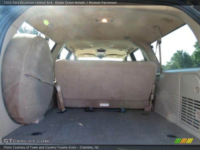 Estate Green Metallic / Medium Parchment 2001 Ford Excursion Limited 4x4