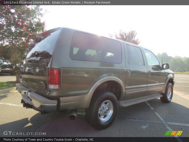 Estate Green Metallic / Medium Parchment 2001 Ford Excursion Limited 4x4