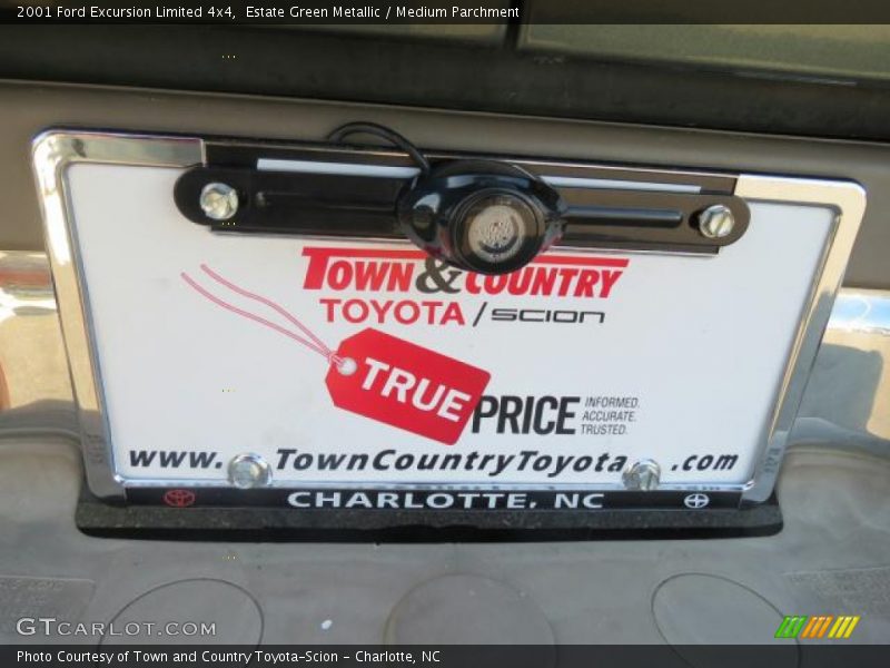 Estate Green Metallic / Medium Parchment 2001 Ford Excursion Limited 4x4