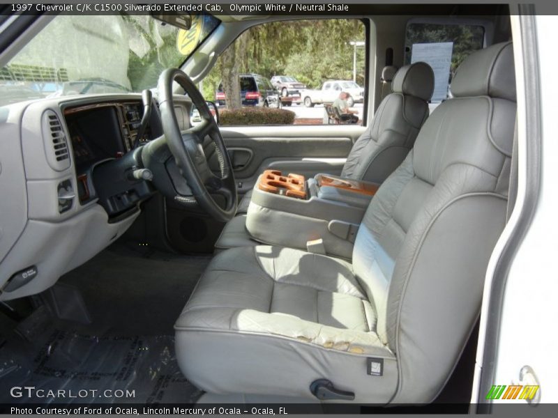  1997 C/K C1500 Silverado Extended Cab Neutral Shale Interior