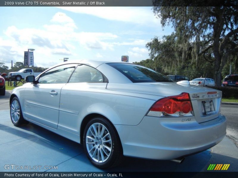 Silver Metallic / Off Black 2009 Volvo C70 T5 Convertible